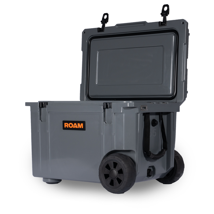 ROAM 55QT Rolling Rugged Cooler - Slate / Like New
